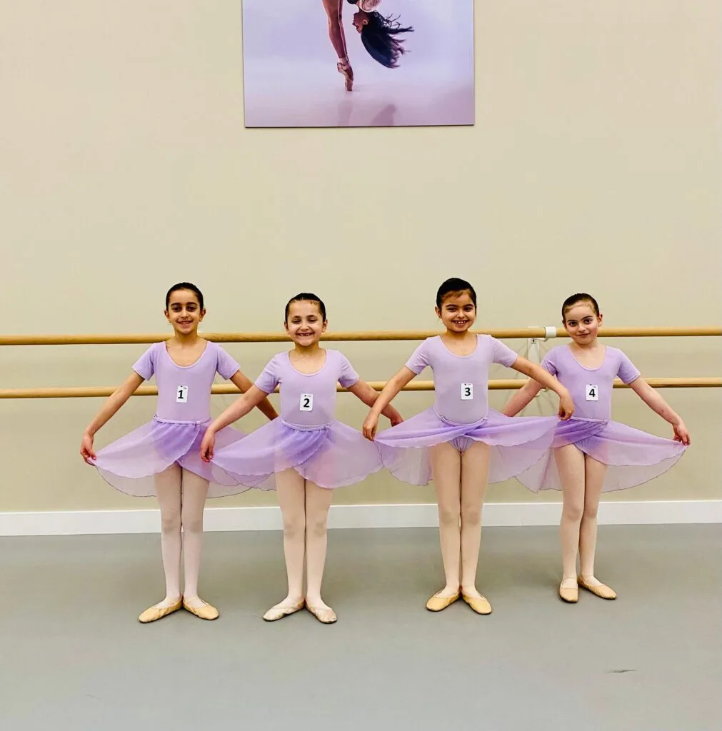 Ballet class in session