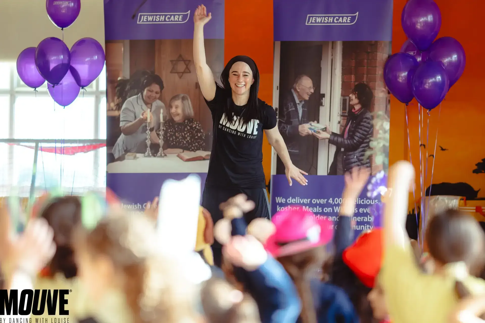 MOUVE and Jewish Care dance lessons in schools for Purim celebrations