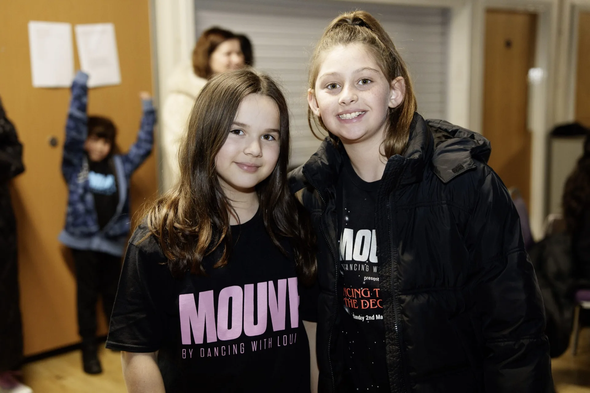 Happy dancers celebrating at the event