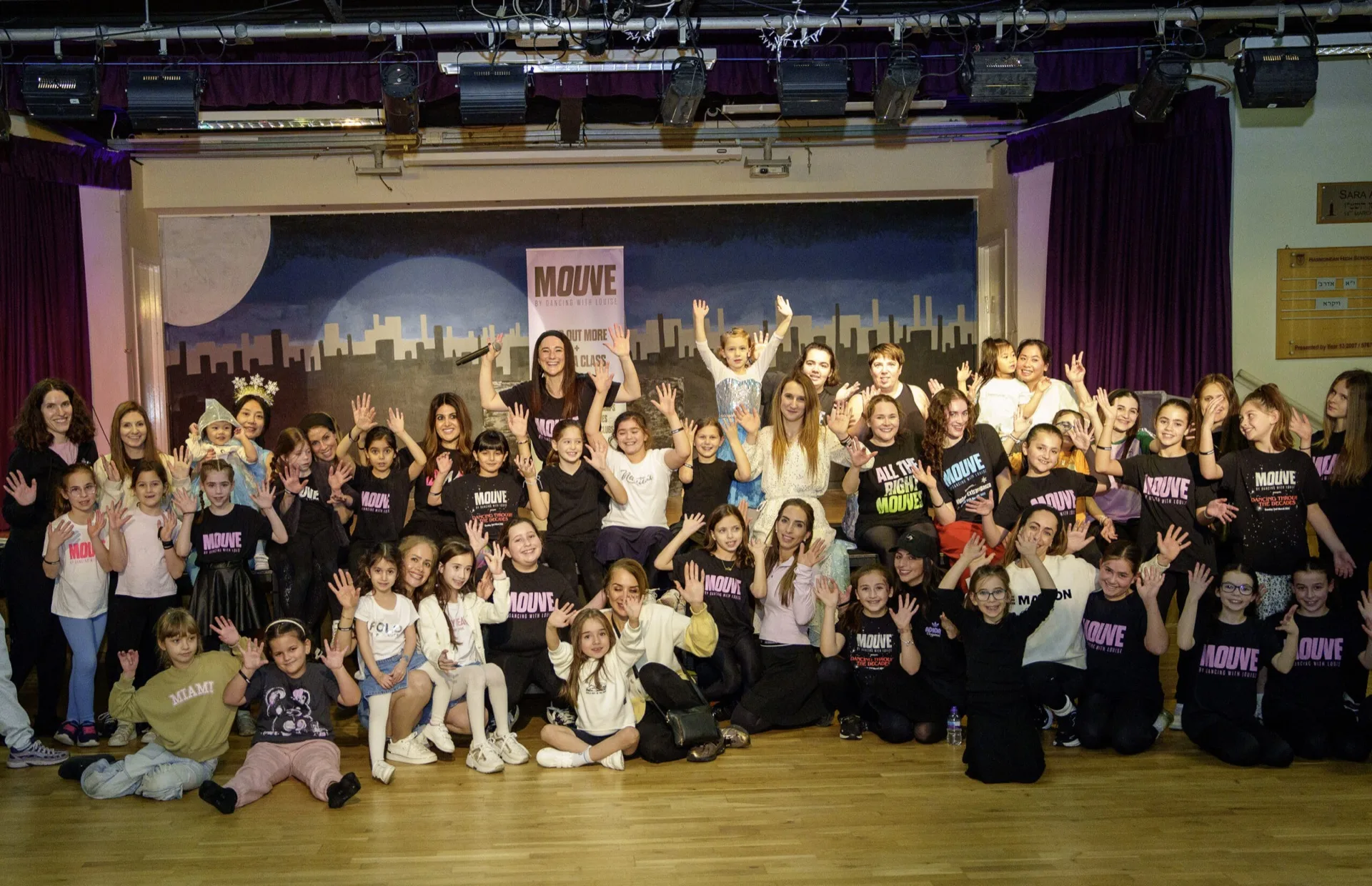 Mothers and daughters zumba event in North West London with 150 families dancing together