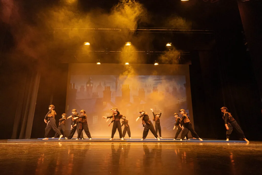 Performers taking their final bow