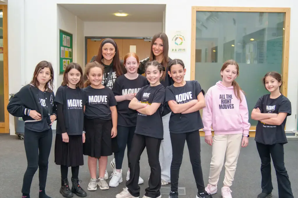 Children at MOUVE summer dance camp