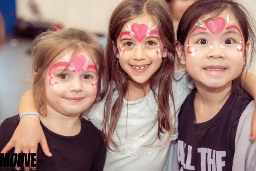 Children at the MOUVE half term camp in Hendon